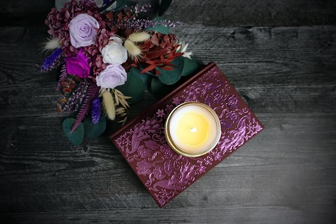 Aira Soy Candle β Pure Lavender β 12 oz Mason Jar β Hand-Poured USA β Long-Lasting Vegan Soy Wax Candle β Relaxing Aromatherapy β Paraffin-Free, Kosher, Cruelty-Free