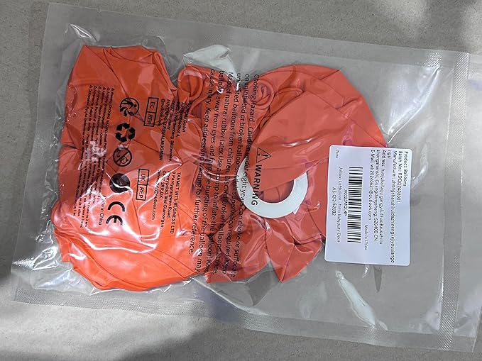 Orange Balloons 12 Inch Large Orange Party Latex Balloon 50pcs Matte Burnt Orange Round Helium Balloons for Halloween Fall Anniversary Autumn Thanksgiving Birthday Wedding Party Decorations