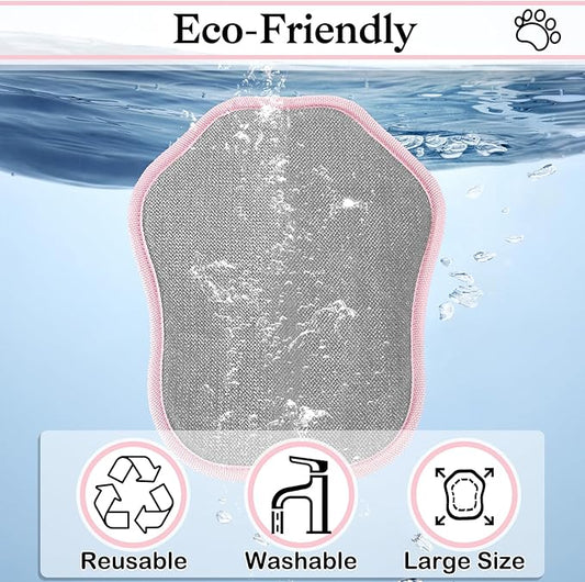 FlowFish 1 Pack Pet Hair Removal Electrostatic Glove for Dogs and Pets, Washable & Reusable Electrostatic Pet Hair Remover Glove, Durable Pet Hair Removal Tool for Multi-Occasions