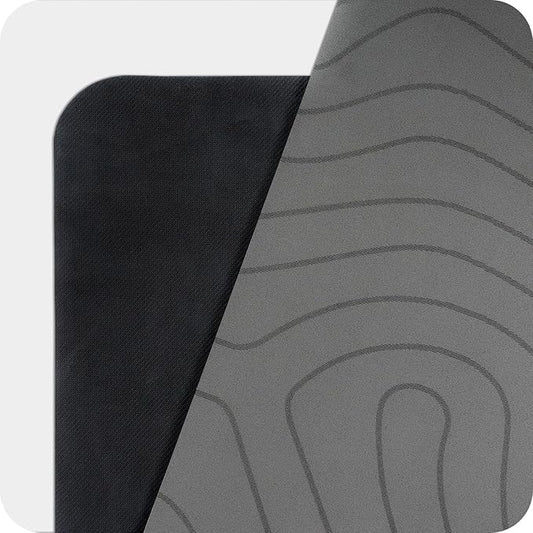 WeGym Yoga Mat, 4mm Cushioned Exercise Mat for Yoga, Pilates, Home Workouts - Anti Slip Polyurethane Suede Yoga Mat with Carrying Strap