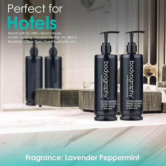 World Amenities Bodyography Luxury Hand Soap & Body Wash - Deep Moisturizing Liquid Hand Soap