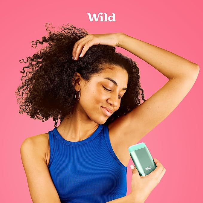 Wild - Cherry Blossom Refill Trio Pack - Refillable Deodorant - Vegan - Aluminium Free - Long Lasting Protection - 3 Pack of 40g Refills