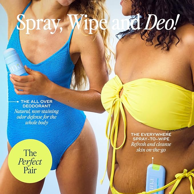 Luna Daily The All Over Deodorant™ Stick | Gel Deodorant for Women | Aluminum-Free, Non-Staining & pH-Balanced | Cooling Water Lily & Citrus | With Hyaluronic Acid & Prebiotics, 2.4 oz