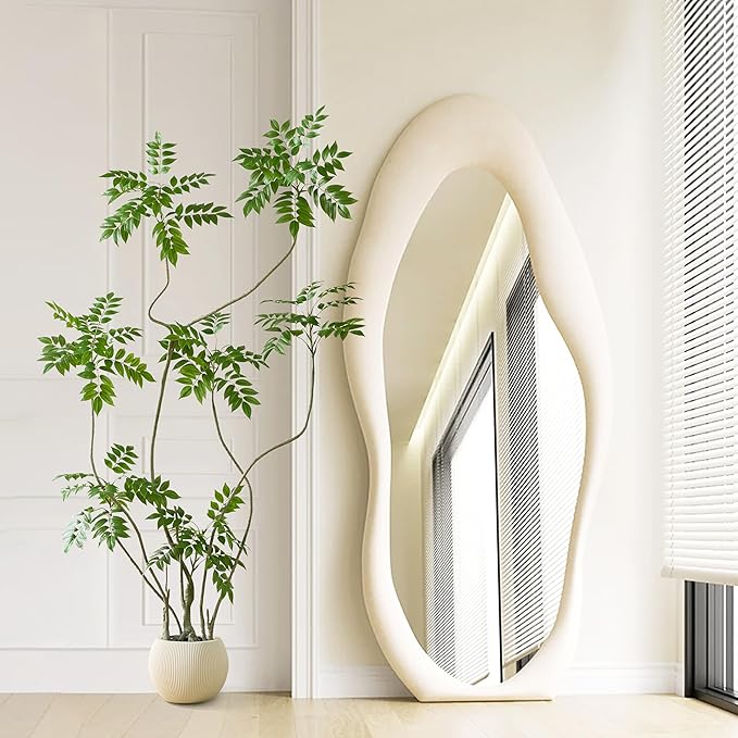 Artificial Sumac Tree:6FT Faux Mahonia Fortunei Tree Realistic Fake Floor Plant Silk Leaves & Elegant Branches in Pot Fake Plant for Minimalist Decor Indoor Home Sala Office Hotel Patio Studio