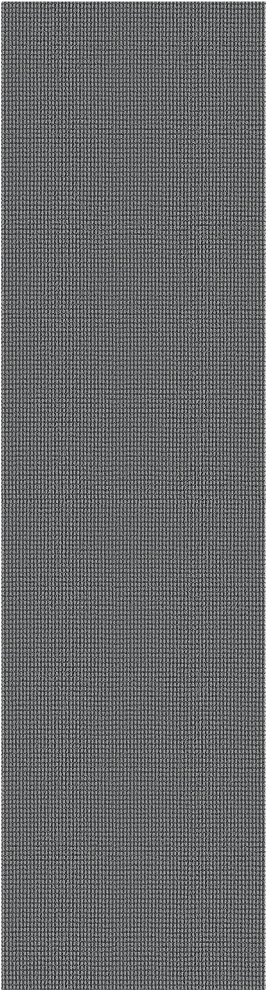 Braided Runner Rug 2x10 Ft Washable Runners for Hallways Non Slip Rubber Backed Kitchen Runners Cotton Long Entryway Runner Indoor, Woven Carpet for Hall Kitchen Entryway, Dark Grey/Grey