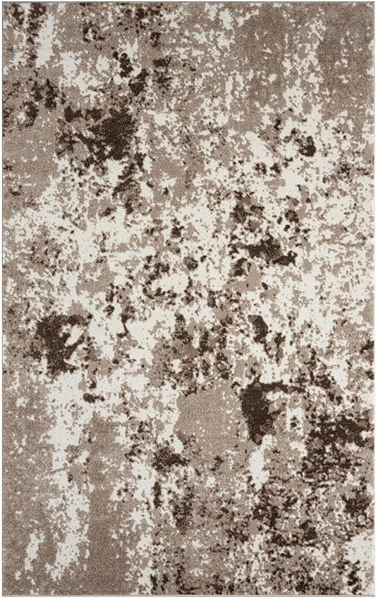 Keen Home Design Area Rugs - 5x8 Non-Shedding, Abstract Rugs for Kitchen, Living Room, Bedroom, Dining Room, Entryway - Size: 5'3" x 7'7", Multi