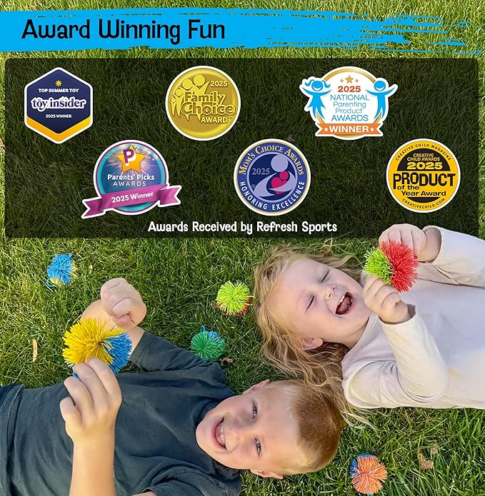 Stringy Balls & Fidget Toys 20 Pack - Fun Valentines Day Gifts for Kids School Classroom - Birthday Toddler Gifts for Boys & Girls - Sensory Valentine Party Favors 3 4 5 6 7 8 + Year Old Gift Idea