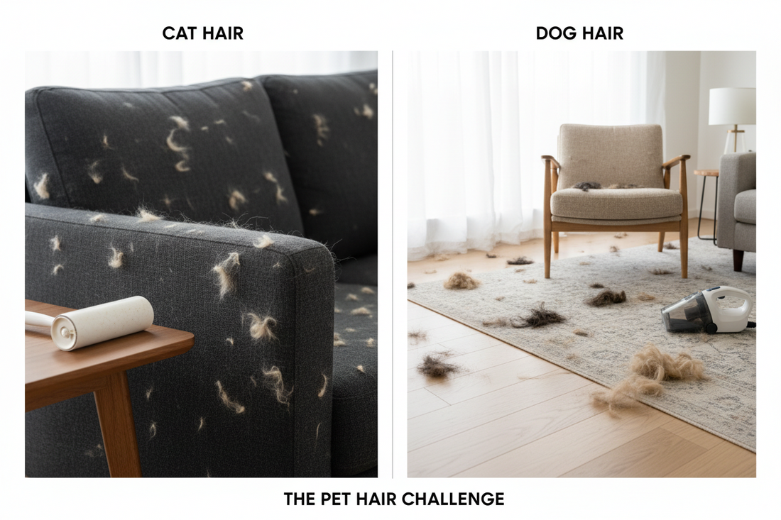 🐱🐶 Cat Hair vs. Dog Hair: What’s Harder to Remove?