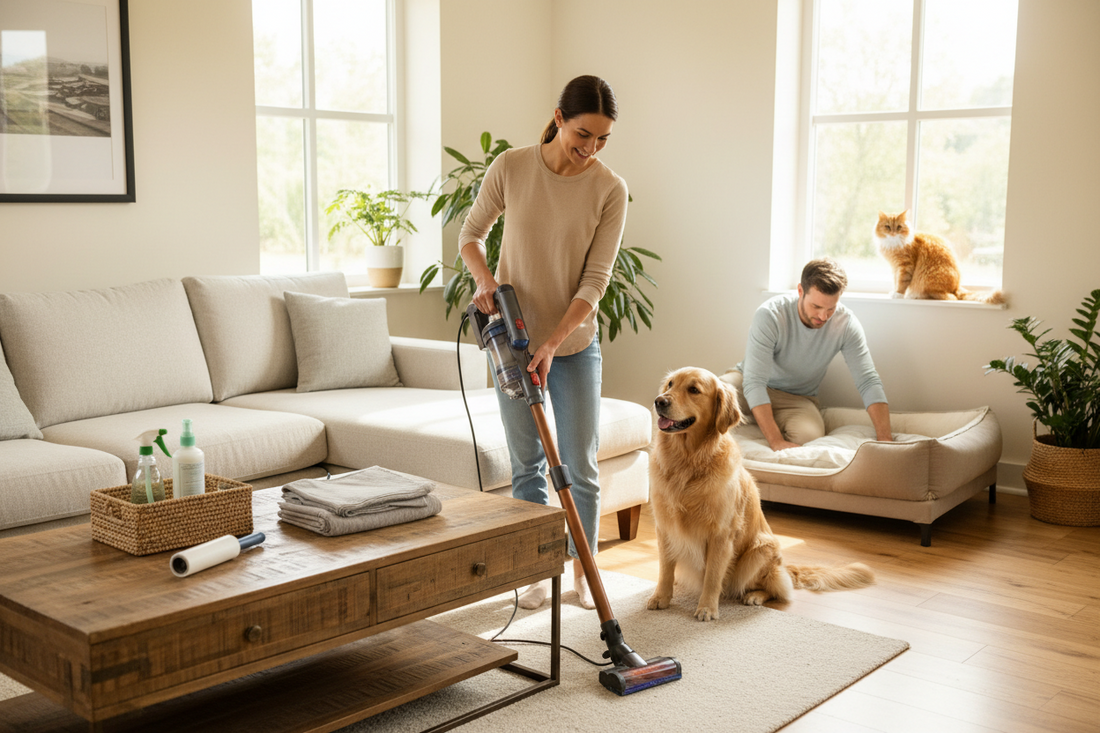 🐾 Daily Cleaning Habits for Pet Families