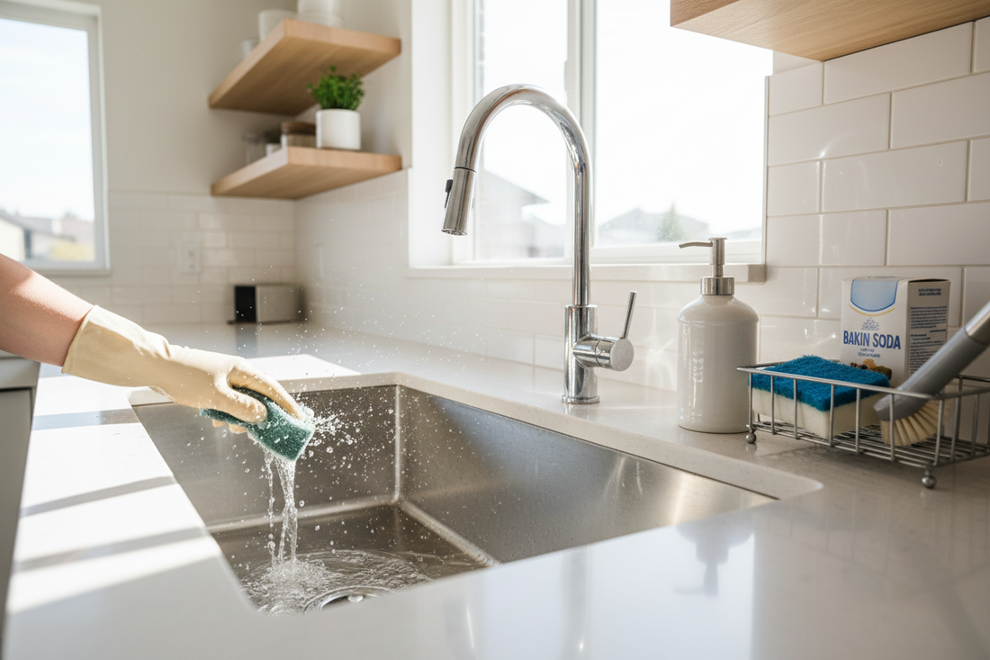 🚰🧼 Kitchen Sink Cleaning Guide