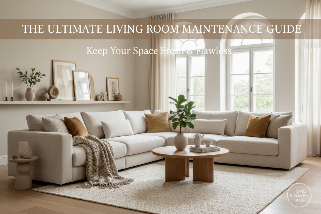 🛋️✨ Living Room Maintenance Guide