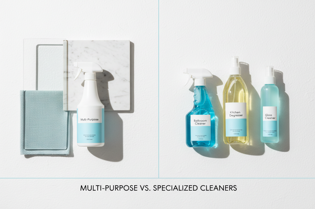🧴🧼 Multi-Purpose vs. Specialized Cleaners