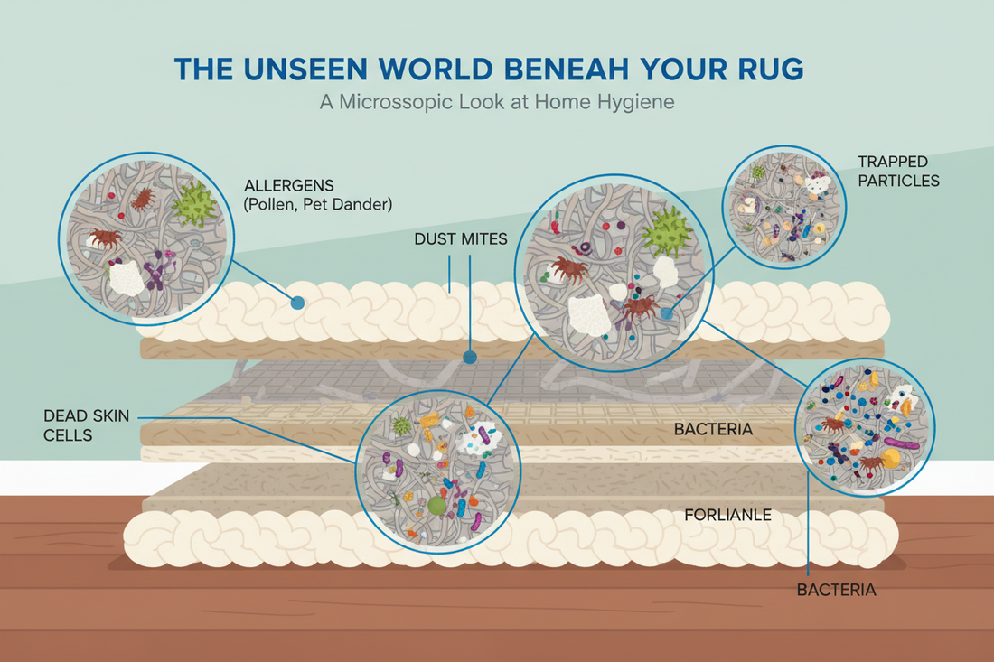🧶 Why Rugs Trap More Than Just Dirt