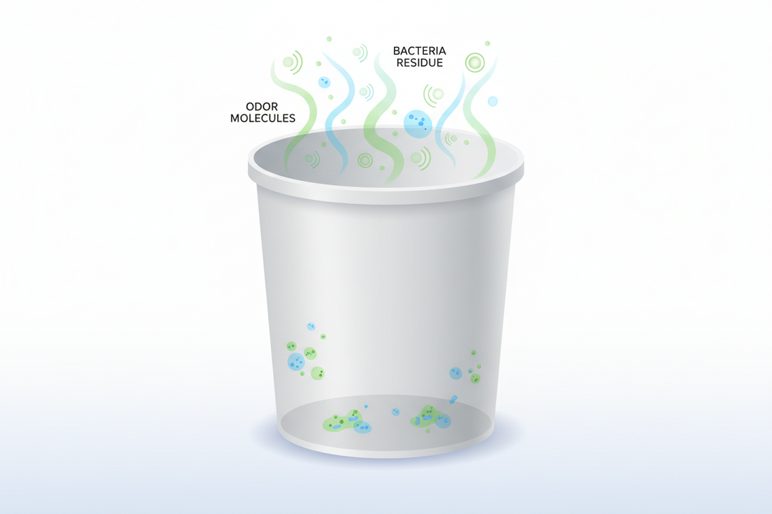 🗑 Why Your Trash Can Smells (Even When It’s Empty)