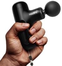 Mini Massage Gun Deep Tissue, Handheld Portable Mini Travel Size Percussion Deep Tissue Massager with 4 Attachments & 5 Speeds,Ideal Gift for Men & Women, Black