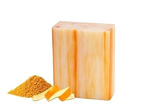 Orange Zest Scented Natural Soap Bars (5 Bars), 3.5oz Moisturizing French Triple Milled Soap Bars Enriched with Shea Butter - Pure Plant Oil Bath & Body