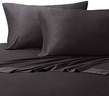 Royal Hotel Bedding Silky Soft, Viscose from Bamboo, and Cotton Blend Sheet Set, 100% Luxury Blend, 60% Viscose Made from Bamboo and 40% Cotton Bed Sheets, California-King Size, Charcoal