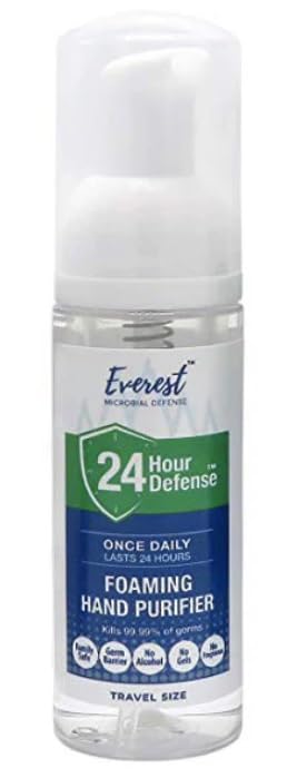 24 Hour Defense Foaming Hand Sanitizer | Kills 99.99% Of Germs | Stays Effective Throughout Hand Washings For 24 Hours Of Lasting Protection | Rich, Moisturizing Foam | Fragrance Free (4 Pack)