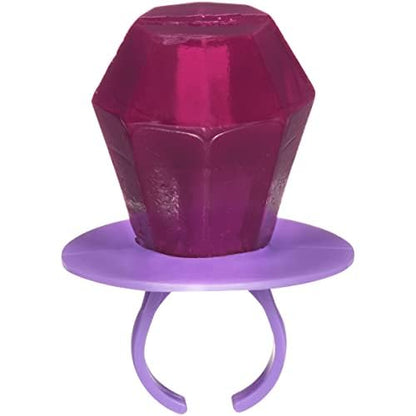 Ring Pop Purple Valentine's Candy Lollipops, 30Ct Bulk Individually Wrapped in Very Berry Punch Flavor, Full Size, Fun Hard Candy For Birthday Parties, Valentine's Gifts, Goodie Bags, Party Favors