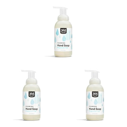 365 by Whole Foods Market, Soap Hand Foaming Fragrance Free, 12 Fl Oz (Pack of 3)