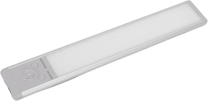 GOWENIC 9.4in Under Cabinet Lighting, Rechargeable Motion Sensor Light Indoor, Stick On Battery Operated Magnetic Closet Lights, Wireless Under Counter for Kitchen, Pantry, Stairs
