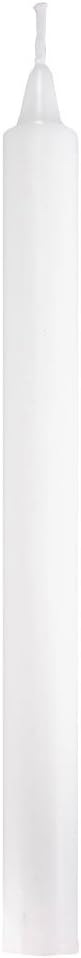 Concordia Supply Plastic Holder Candle Drip Protectors - 5.75" x 1/2" Candles w/Easy to Hold White Plastic Holders - Ideal for Candle Light, Memorial, & Congregational Services - Set of 250