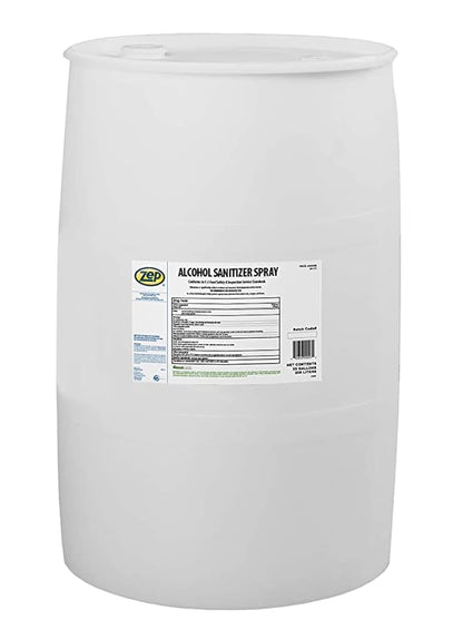Zep Alcohol Hand Sanitizer Liquid Refill - 55 Gallon (1 Unit) 90085-70% Ethanol-Based, Non-Foaming for Dispensers, Manufactured in the USA