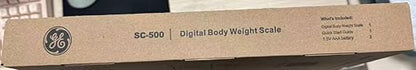 GE Bathroom Scale for Body Weight, Digital Weight Scales 500lb Heavy Duty Measuring Device for People Accurate BMI Weighing Machine with Bluetooth