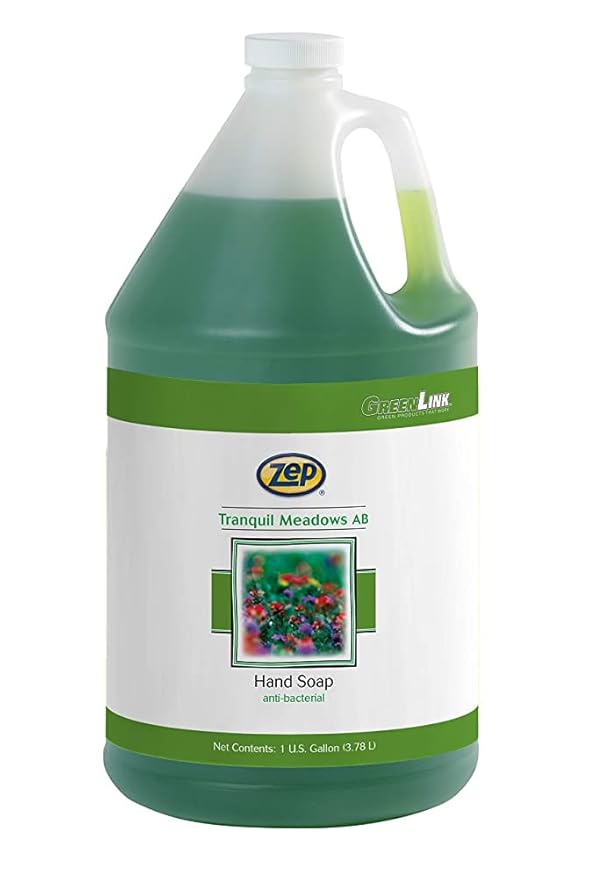 Zep Tranquil Meadows Foaming Antibacterial Hand Soap Refill 1 Gallon Case of 4 - Use in Dispensers (338724)