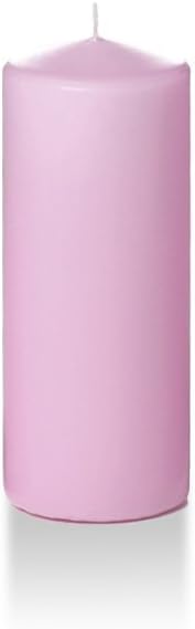 yummi 2.25" x 5" Violet Slim Round Pillar Candles - 4 per Pack