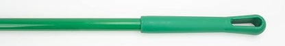SPARTA 41083EC09 Plastic Color Coded Broom, Unflagged Bristles, Long Broom With Angled Head For Small Debris Cleaning, 56 Inches, Green
