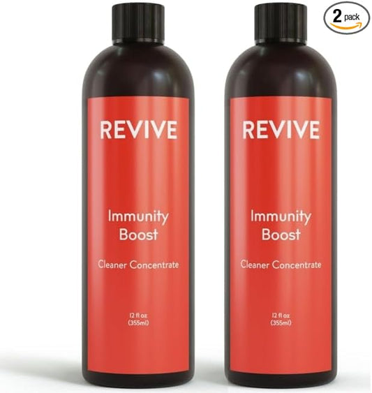 REVIVEEO Immunity Boost Cleaner Concentrate Multi-Purpose, All-Purpose, Concentrated, Mopping, Nontoxic, Plant Based 2 Pack