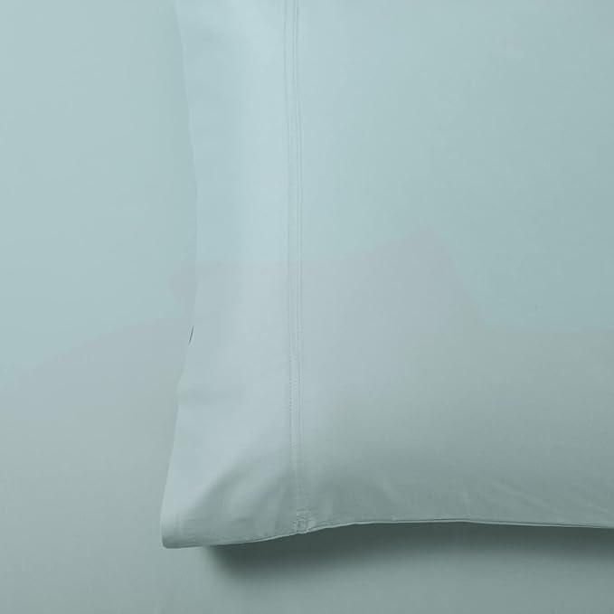 Royal Hotel Bedding ABRIPEDIC Sheets, Viscose from Bamboo, Sheet Set 600 Thread Count, Silky Soft Sheets, Viscose from Bamboo, Sheet Set, Twin-XL, Sea