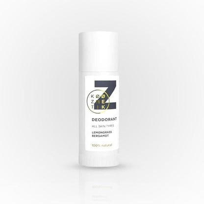 Natural Deodorant Z for Men & Women | 100% Natural, Aluminum-Free, Lemongrass & Bergamot | Long-Lasting Odor Protection | Skin-Friendly, Cruelty-Free, Clinically Tested | 50ml (1.7oz)