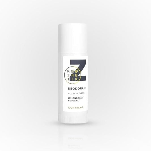 Natural Deodorant Z for Men & Women | 100% Natural, Aluminum-Free, Lemongrass & Bergamot | Long-Lasting Odor Protection | Skin-Friendly, Cruelty-Free, Clinically Tested | 50ml (1.7oz)