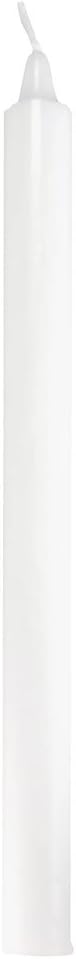 Concordia Supply 6.5" Candlelight Service Vigil Candles with Plastic Candle Holders (Set of 100) - Convenient for Memorial Candles, Congregational Candles, Christmas Eve Candles, Shabbat Candles