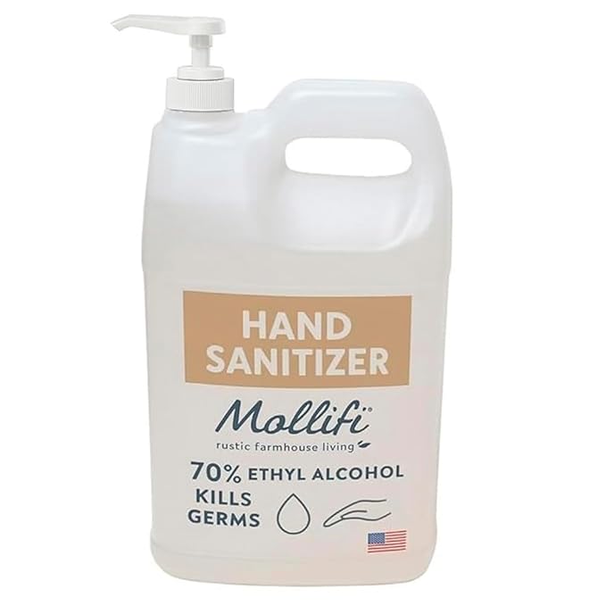 Hand Sanitizer, 1/2 gallon, Fragrance Free, PK-1, With Pump, Mfr: MOL9747-12_1/2GALV3-A