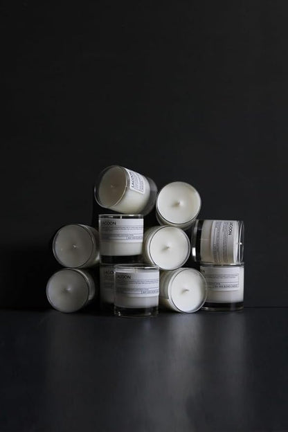 True Hue | Luxury Highly Scented Candle | Premium Soy Wax Blend | 7.75 oz | 40-50 Hour Burn Time | Cotton Wick | Natural Candles | Glass (Lagoon)