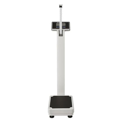 VEVOR Medical Digital Scale, Professional Physician Scale for Weight Height, Multi-Function Medical Physician Scale with Built-in Height Rod, 2 Unit (kg/lb), BMI for Home Hospital Gym, 500LBS Capacity