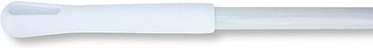 SPARTA 41083EC02 Plastic Color Coded Broom, Unflagged Bristles, Long Broom With Angled Head For Small Debris Cleaning, 56 Inches, White