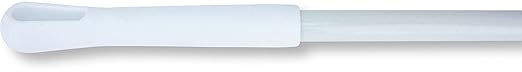 SPARTA 41083EC02 Plastic Color Coded Broom, Unflagged Bristles, Long Broom With Angled Head For Small Debris Cleaning, 56 Inches, White, (Pack of 12)