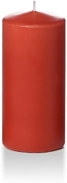 yummi 3" x 6" Brick Round Pillar Candles - 3 per Pack