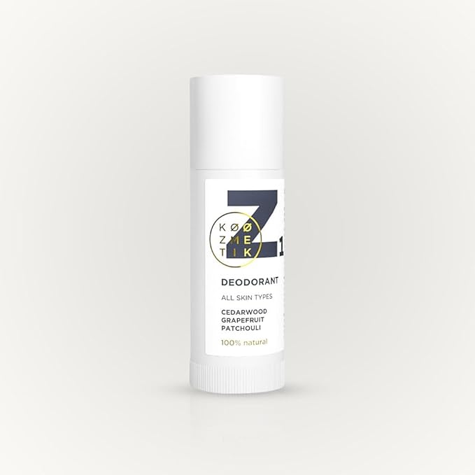 Z1 – Natural Deodorant for Women & Men | 100% Aluminum-Free | Long-Lasting Freshness | Safe for All Skin Types | Supports Natural Sweating | Cedarwood,Grapefruit,Patchouli (Cedarwood)