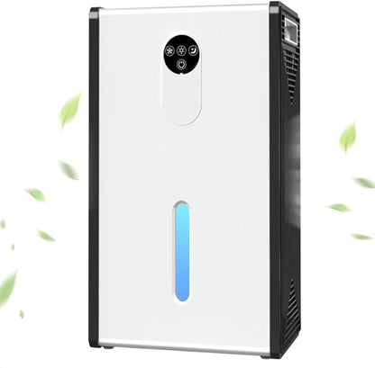 Dehumidifier for 1076 sq.ft,Quiet Portable Moisture Absorber with Auto Shut Off, Auto Defrost,72 OZ Water Tank,Drain Hose,7 Color LED Light,Sleep Mode for Basement Home Bedroom Bathroom RV