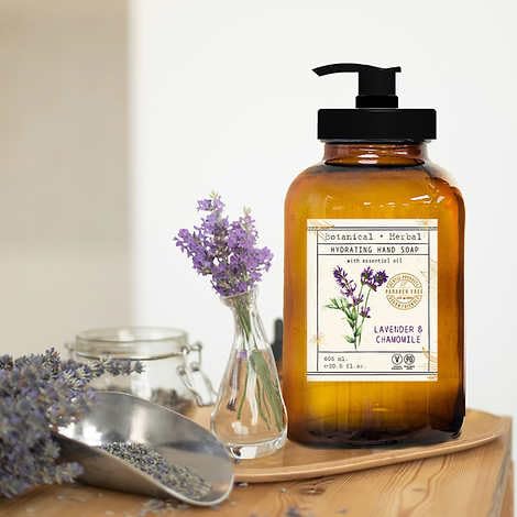 Home and Body Company | Apothecary 101 | 4 Hand Soaps | Hand Wash Ultra Moisturizing Formula in Glass Bottles (Sage/Eucalyptus, Coconut/Hibiscus, Lavender/Chamomile, Citrus/Verbena)