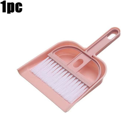 Brush Desktop Mini Broom Set Small Keyboard Cleaning Brush with Dustpan Household Miscellaneous Brush Pack of 3