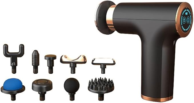 Mini Handheld Massage Gun – Portable Deep Tissue Muscle Massager for Back, Neck, and Legs – 6 Speed Levels, Quiet Brushless Motor, Long Battery Life, Lightweight Travel Percussion Massager