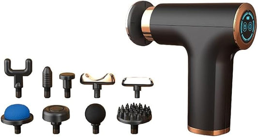 Mini Handheld Massage Gun – Portable Deep Tissue Muscle Massager for Back, Neck, and Legs – 6 Speed Levels, Quiet Brushless Motor, Long Battery Life, Lightweight Travel Percussion Massager