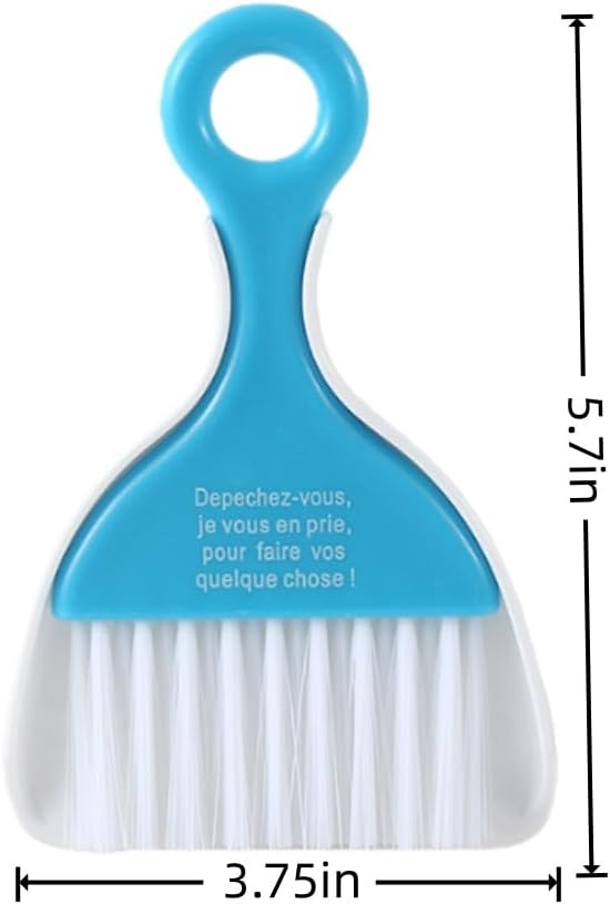 3 Pcs Mini Dustpan Set, Compact Table Whisk Brooms Small Dustpan Broom Set