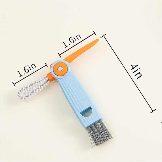 3 in 1 Cup Lid Gap Cleaning Brush Set, Multifunctional Water Baby Bottle Cleaning Tools, Home Kitchen Crevice Cleaning Tools, 3Pcs